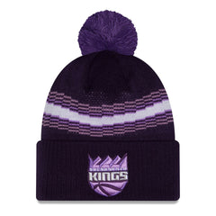 Sacramento Kings 2025/26 City Edition Cuffed Knit Hat with Pom Purple