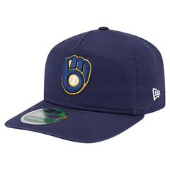 Milwaukee Brewers New Era Team 19TWENTY Adjustable Hat - Navy Hats