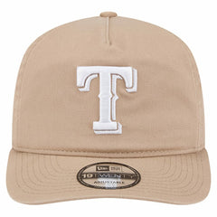 Texas Rangers New Era Cam 19TWENTY Adjustable Hat - Light Beige Hats