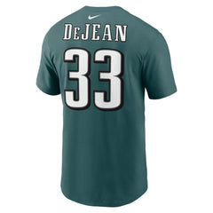 Cooper DeJean Philadelphia Eagles Player Name & Number T-Shirt Midnight Green