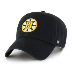 NHL Boston Bruins '47 Core Logo Clean Up Adjustable Hat - Black