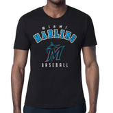 Miami Marlins Starter Team Logo T-Shirt - Black T-shirts