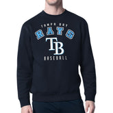 Tampa Bay Rays Starter Team Logo Fleece Pullover Sweatshirt - Navy Pullover