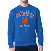 New York Mets Starter Team Logo Fleece Pullover Sweatshirt - Royal Pullover