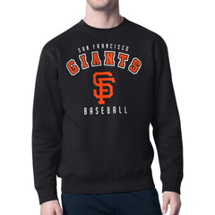 San Francisco Giants Starter Team Logo Fleece Pullover Sweatshirt - Black Pullover