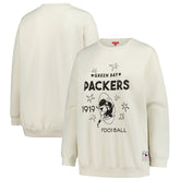 Green Bay Packers Women's Plus Size Shooting Star Sweatshirt Cream