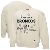 Denver Broncos Women's Plus Size Shooting Star Sweatshirt Cream