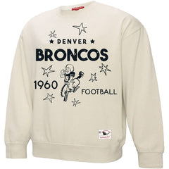 Denver Broncos Women's Plus Size Shooting Star Sweatshirt Cream