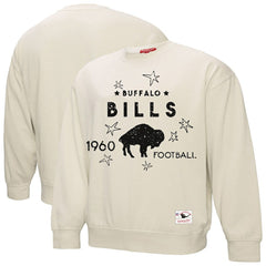 Buffalo Bills Women's Plus Size Shooting Star Sweatshirt Cream