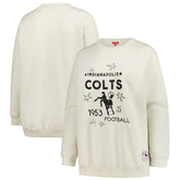 Indianapolis Colts Women's Plus Size Shooting Star Sweatshirt Cream