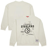 Pittsburgh Steelers Women's Plus Size Shooting Star Sweatshirt Cream