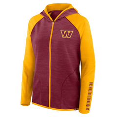 Washington Commanders Women's Plus Size End Around Pass Full-Zip Hoodie Burgundy