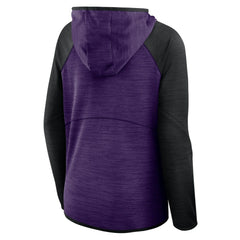 Baltimore Ravens Women's Plus Size End Around Pass Full-Zip Hoodie Purple