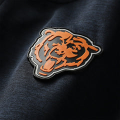 Chicago Bears Women's Plus Size End Around Pass Full-Zip Hoodie Navy