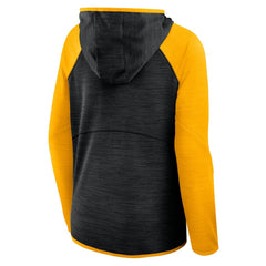 Pittsburgh Steelers Women's Plus Size End Around Pass Full-Zip Hoodie Black