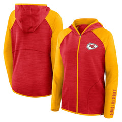 Kansas City Chiefs Women's Plus Size End Around Pass Full-Zip Hoodie Red
