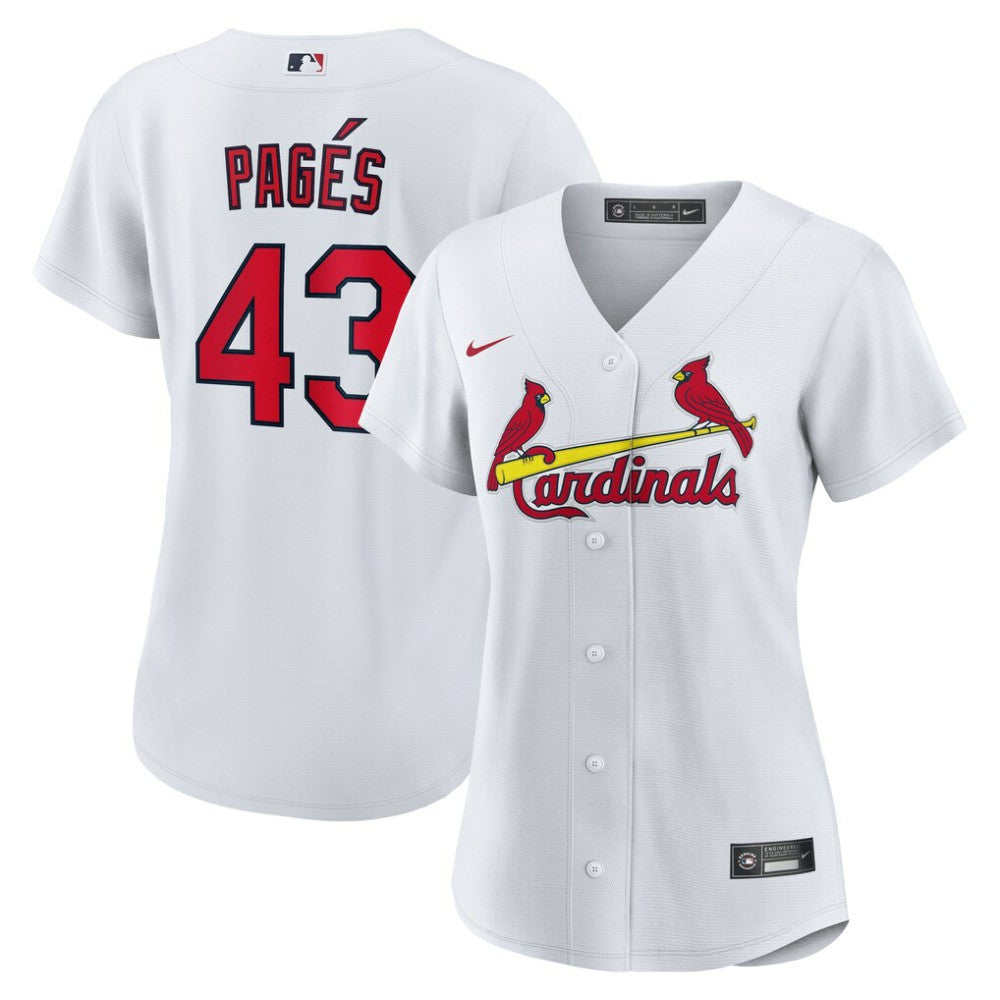 MLB Pedro Pag¨¦s St. Louis Cardinals Nike Women's Home Replica Jersey - White