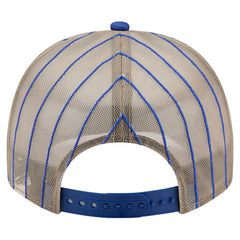 Texas Rangers New Era Vintage Arched Foam Front 9FIFTY A-Frame Adjustable Trucker Hat - Royal Hats
