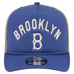 Los Angeles Dodgers New Era Vintage Arched Foam Front 9FIFTY A-Frame Adjustable Trucker Hat - Royal Hats