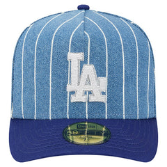 Los Angeles Dodgers New Era Parallel A-Frame 59FIFTY Fitted Hat - Blue/Royal Hats