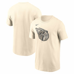 Cleveland Guardians Nike Camo Logo T-Shirt - Cream T-shirts