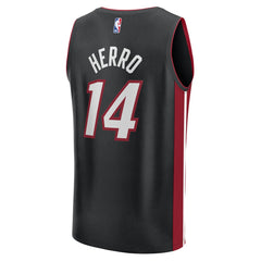 NBA Tyler Herro Miami Heat Fast Break Replica Player Jersey - Black - Icon Edition