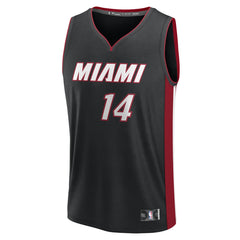 NBA Tyler Herro Miami Heat Youth Fast Break Replica Player Jersey - Black - Icon Edition