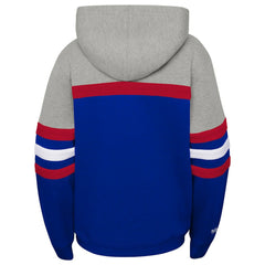Buffalo Bills Youth Throwback Head Coach Pullover Hoodie Royal