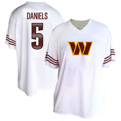 NFL Jayden Daniels Washington Commanders Women's Plus Size Fashion Jersey - White discount