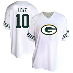 NFL Jordan Love Green Bay Packers Women's Plus Size Fashion Jersey - White online