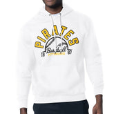 Pittsburgh Pirates Starter Half Ball Team Graphic Pullover Hoodie - White Hoodies