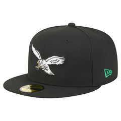Philadelphia Eagles New Era Super Bowl LIX Champions Historic Side Patch 59FIFTY Fitted Hat Black