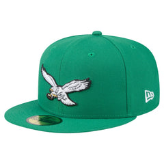 Philadelphia Eagles New Era Super Bowl LIX Champions Historic Side Patch 59FIFTY Fitted Hat Kelly Green