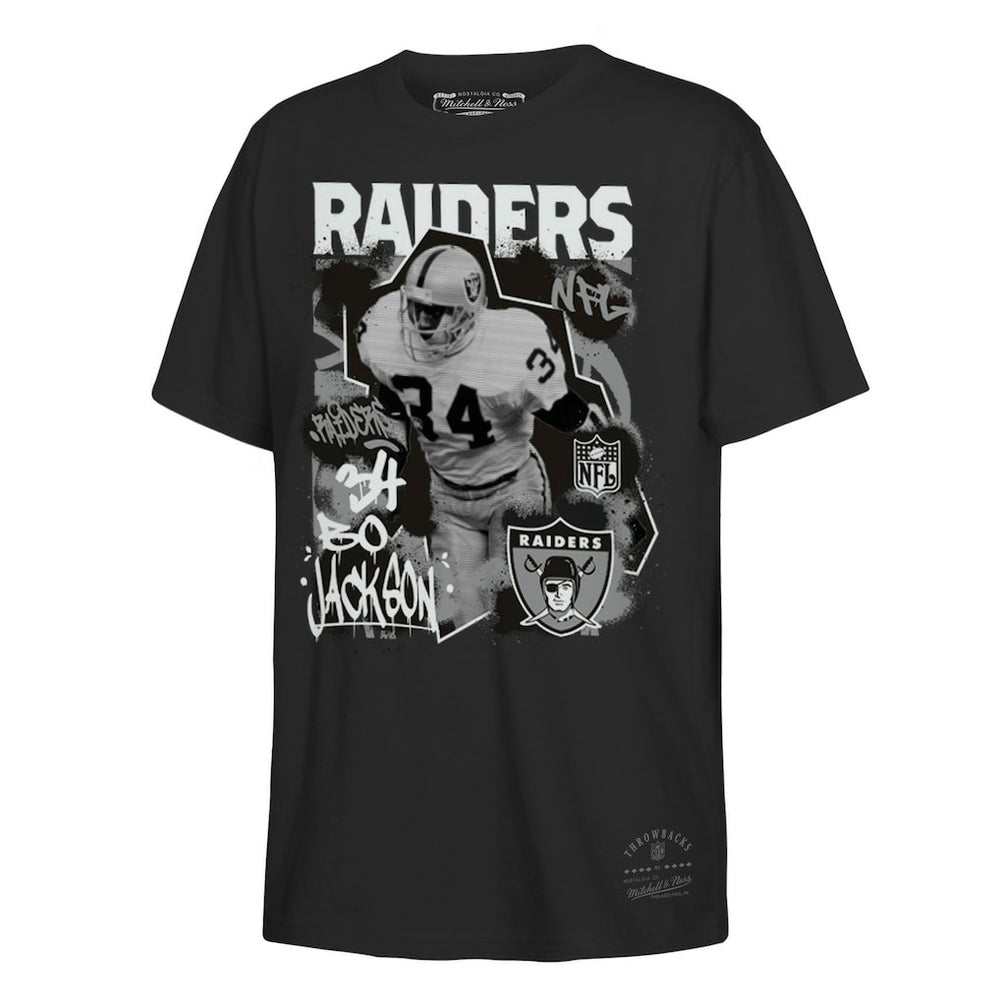 Bo Jackson Las Vegas Raiders Youth Star Player T-Shirt Black