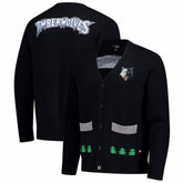 Minnesota Timberwolves The Wild Collective Unisex City Edition Full-Button Cardigan Black