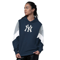 New York Yankees Starter Women's Scrimmage Pullover Hoodie - Navy Hoodies