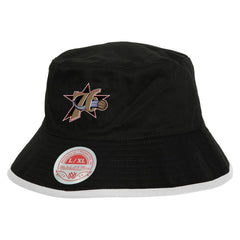 Philadelphia 76ers Flip It Reversible Bucket Hat Black