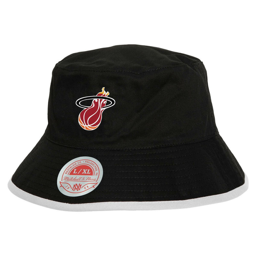 Miami Heat Flip It Reversible Bucket Hat Black