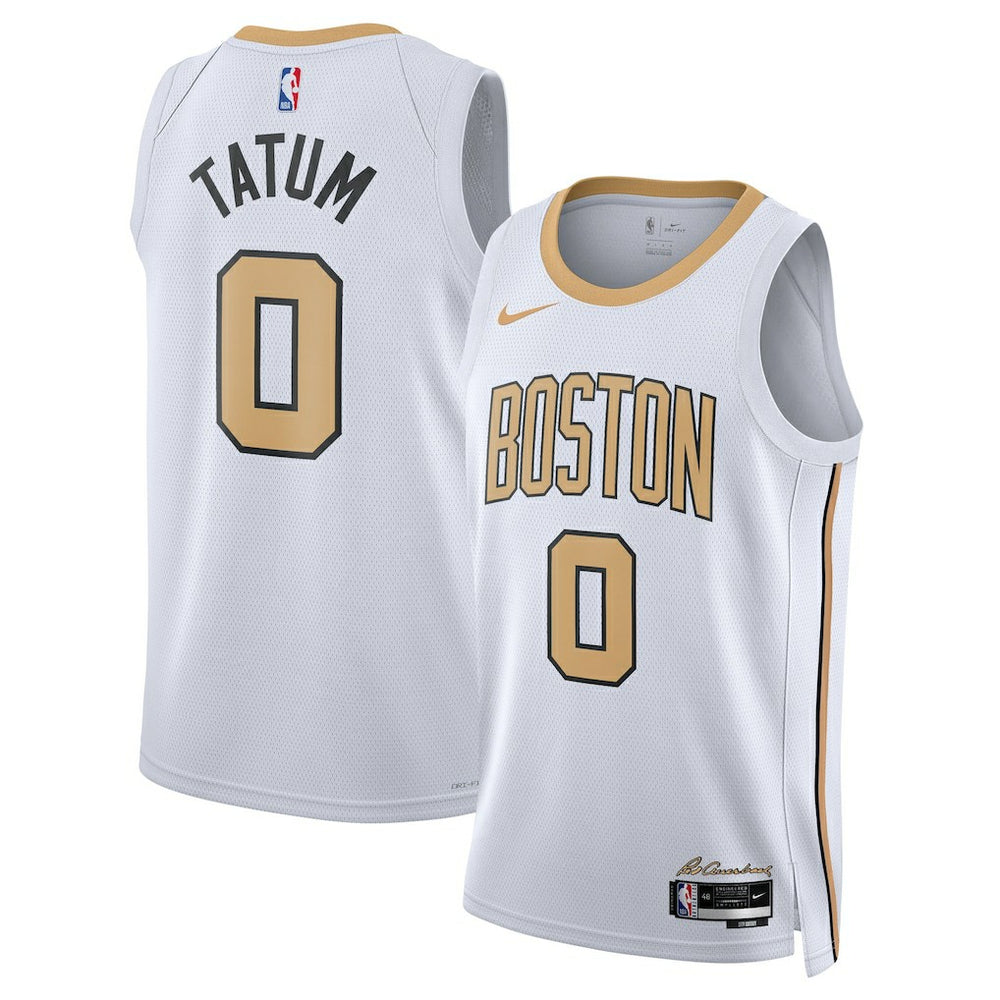 NBA Jayson Tatum Boston Celtics Unisex 2025/26 Swingman Jersey - White - City Edition