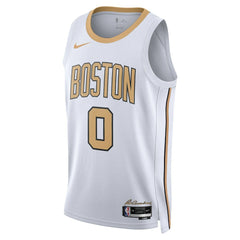 NBA Jayson Tatum Boston Celtics Unisex 2025/26 Swingman Jersey - White - City Edition
