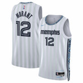 Ja Morant Memphis Grizzlies Unisex 2025/26 Swingman Jersey White City Edition