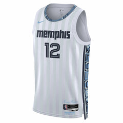 NBA Ja Morant Memphis Grizzlies Unisex 2025/26 Swingman Jersey - White - City Edition