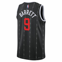 RJ Barrett Toronto Raptors Unisex 2025/26 Swingman Jersey Black City Edition