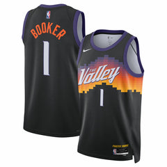 NBA Devin Booker Phoenix Suns Unisex 2025/26 Swingman Jersey - Black - City Edition
