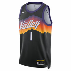 NBA Devin Booker Phoenix Suns Unisex 2025/26 Swingman Jersey - Black - City Edition