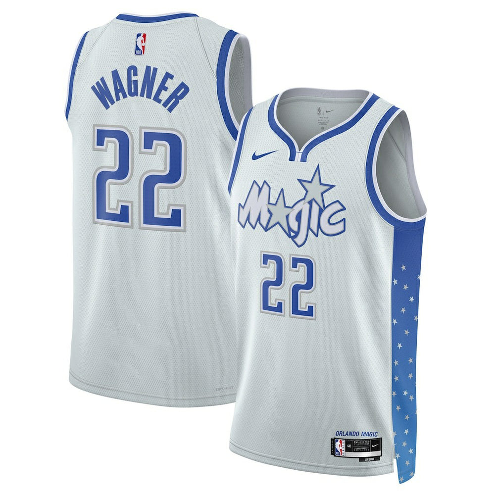 NBA Franz Wagner Orlando Magic Unisex 2025/26 Swingman Jersey - Silver - City Edition