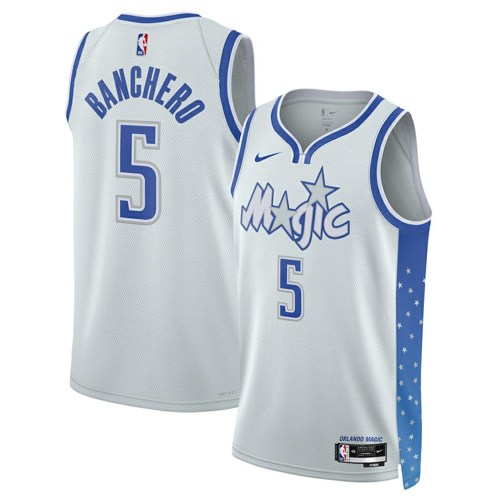 NBA Paolo Banchero Orlando Magic Unisex 2025/26 Swingman Jersey - Silver - City Edition