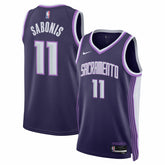 NBA Domantas Sabonis Sacramento Kings Unisex 2025/26 Swingman Jersey - Purple - City Edition