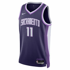 NBA Domantas Sabonis Sacramento Kings Unisex 2025/26 Swingman Jersey - Purple - City Edition