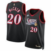 Jared McCain Philadelphia 76ers Unisex Swingman Jersey Classic Edition Black